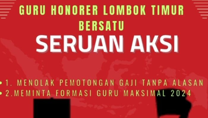 Buntut Gaji di Sunat, Guru Honorer Lombok Timur Ancam Turun Aksi
