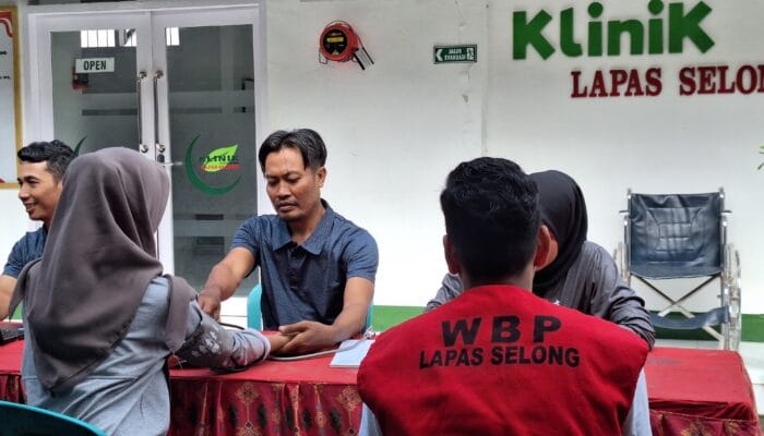 Lapas Selong Berikan Layanan Kesehatan untuk Pengguna Layanan dan WBP