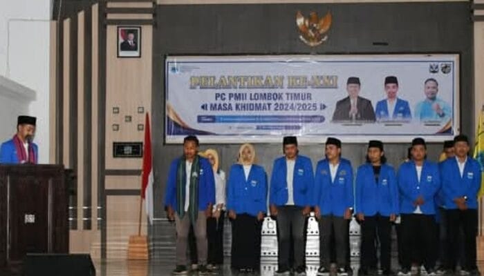 PC PMII Lombok Timur Peride 2025-2026 Resmi Dilantik