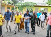 Sebelum Dioptimalisasi, Aset Strategis Pasar Kuliner Kelayu Selatan Dibersihkan