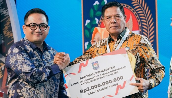 Lotim Peringkat 2 Creative Financing, Raih Insentif Rp2 Miliar dari Kemendagri
