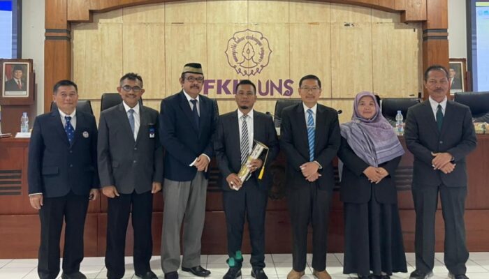 Lalu Usman Ali Sukses Jalani Ujian Tertutup dan Promosi Doktor di UNS