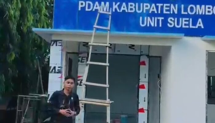 Gedung PDAM Unit Suela Tahap Finishing, Segera Diresmikan