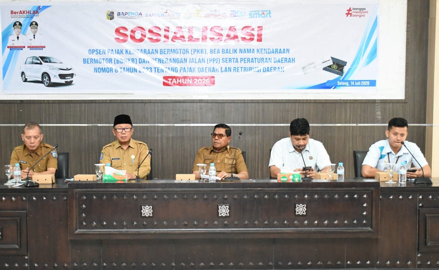 Bupati Lotim Buka Sosialisasi Pajak Daerah, Dorong Optimalisasi PAD (foto/ist)