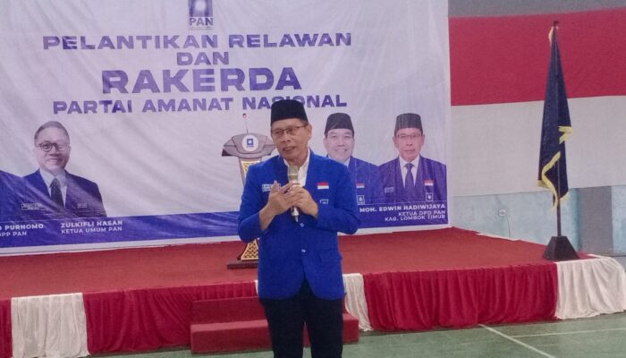 Ketua DPD PAN Lotim Ajak 500 Relawan Jadi Agen Perlinsos