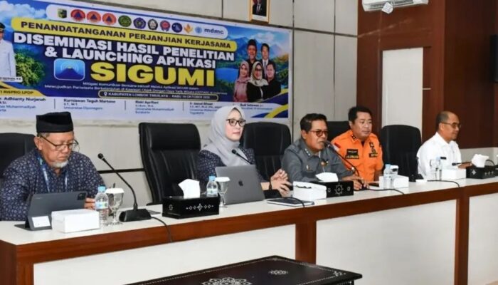 Pemkab Lotim Gandeng UMY Luncurkan Aplikasi Mitigasi Bencana SIGUMI untuk Kawasan Rinjani