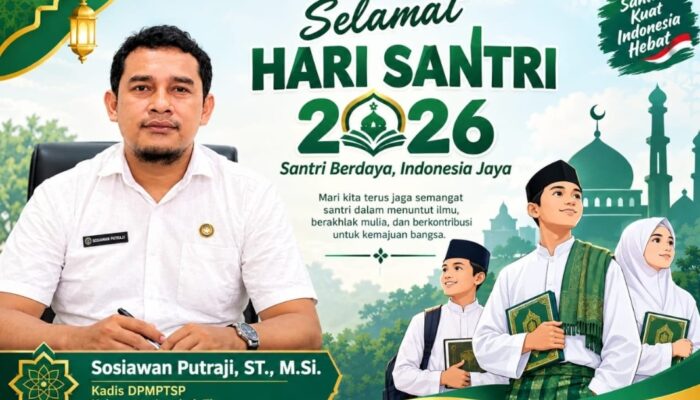 Pesan Hari Santri dari Kadis DPMPTSP Lotim Sosiawan Putraji: Jaga Semangat Menuntut Ilmu