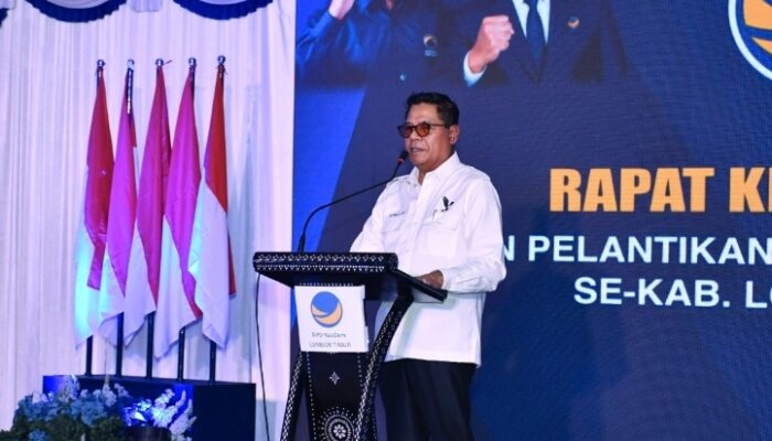 DPC NasDem se-Lotim Resmi Dilantik, Bupati Ingatkan Kerja Keras dan Integritas